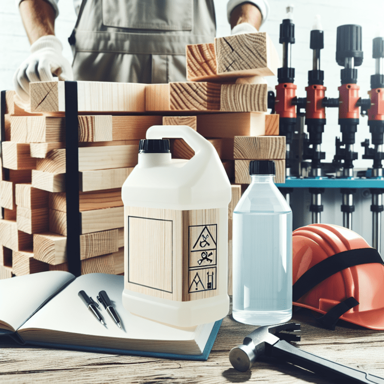 Jakie są wymogi dotyczące pracy z substancjami chemicznymi w przemyśle drzewnym?