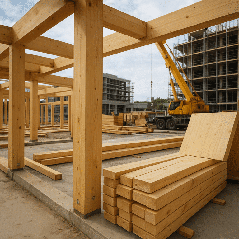 Drewno w przemyśle budowlanym – nowe rozwiązania