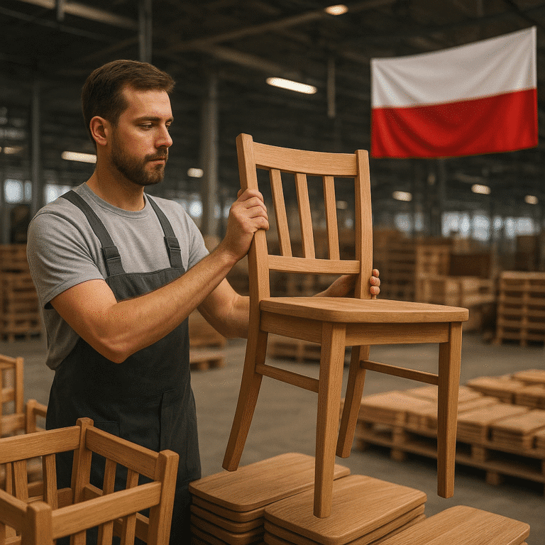 Polska jako lider eksportu mebli drewnianych
