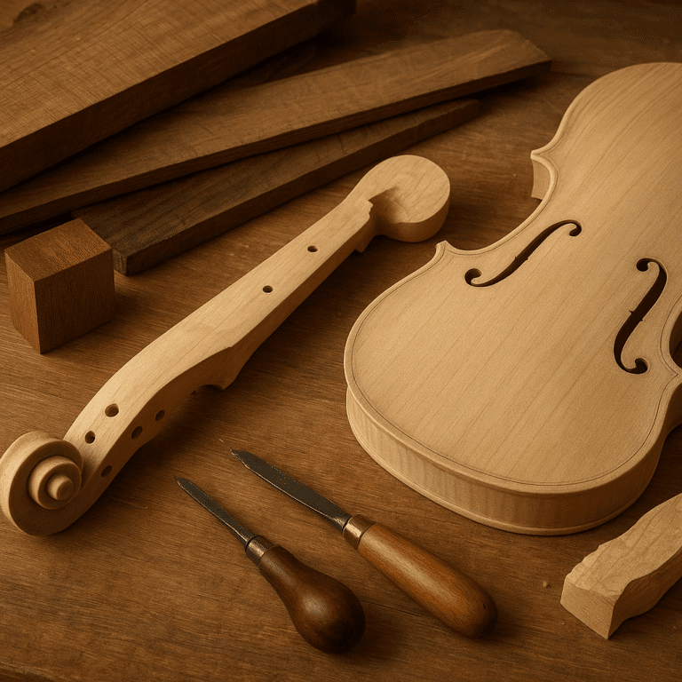 Drewno w produkcji instrumentów smyczkowych