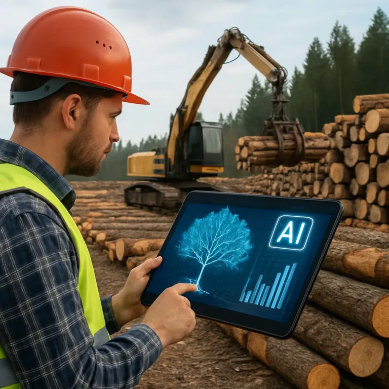 Jak przemysł drzewny wykorzystuje sztuczną inteligencję